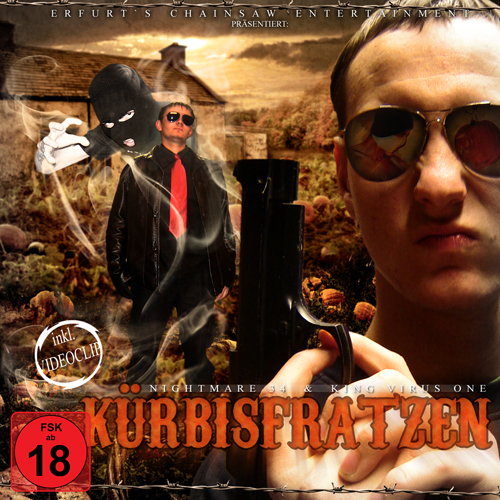 (Cover-Artwork zu "Kürbisfratzen", (c) King Virus One)